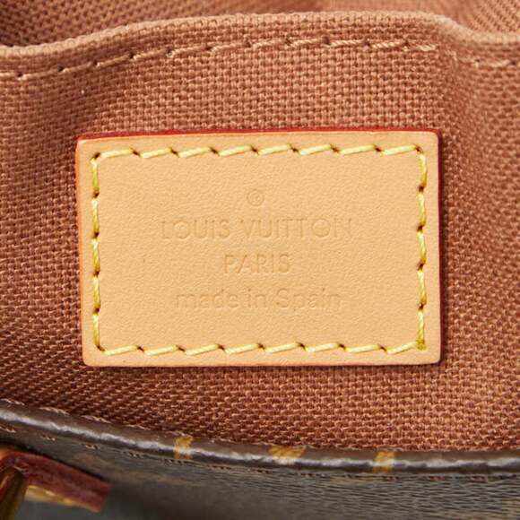 LOUIS VUITTON Brown Monogram Leather Shoulder Bag - Picture 10 of 10